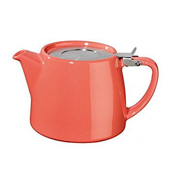 Stump Teapot 18oz Coral