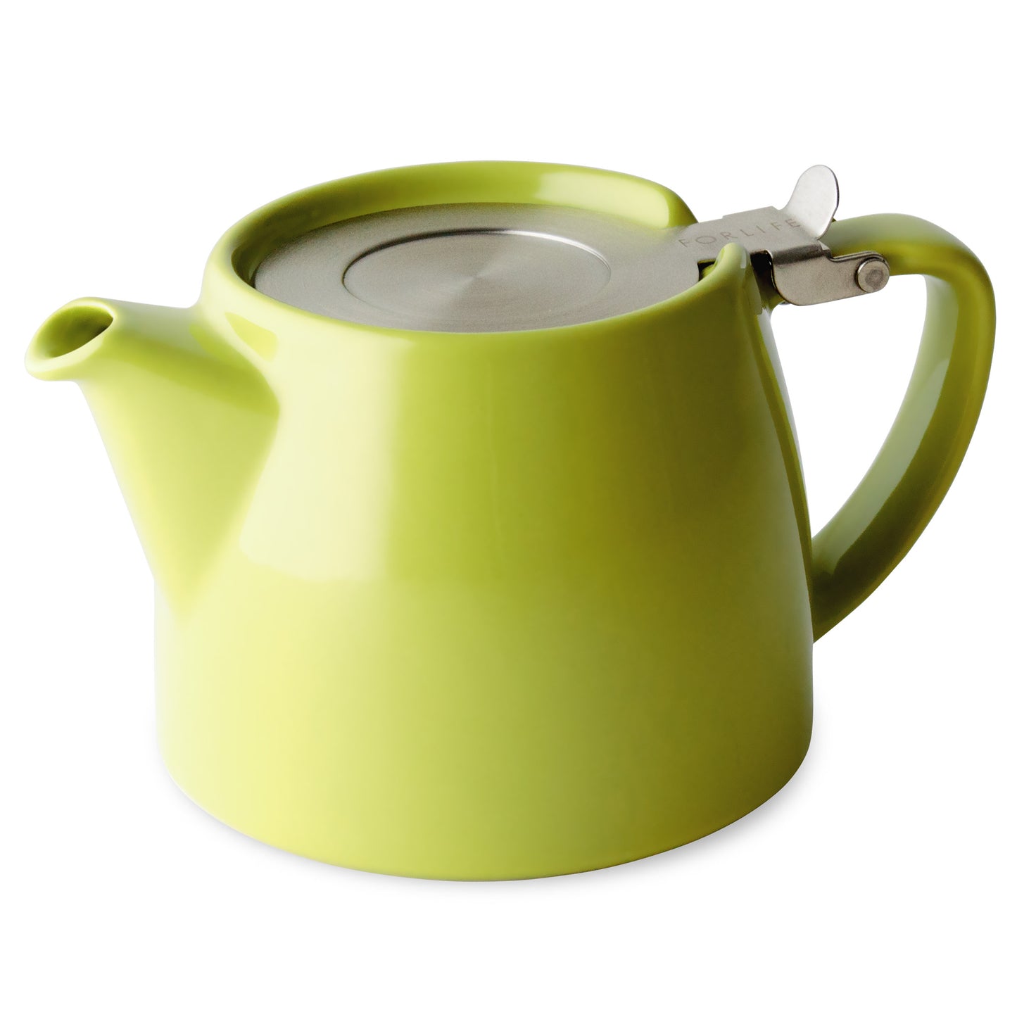 Stump Teapot 18oz Lime Green