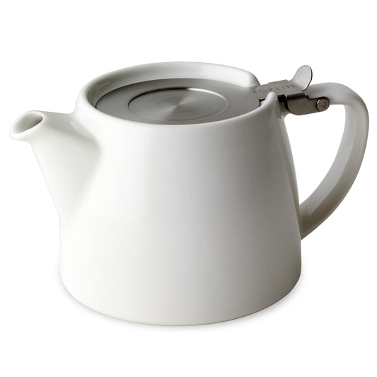 Stump Teapot 13oz White