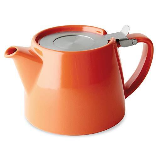 Stump Teapot 18oz Carrot